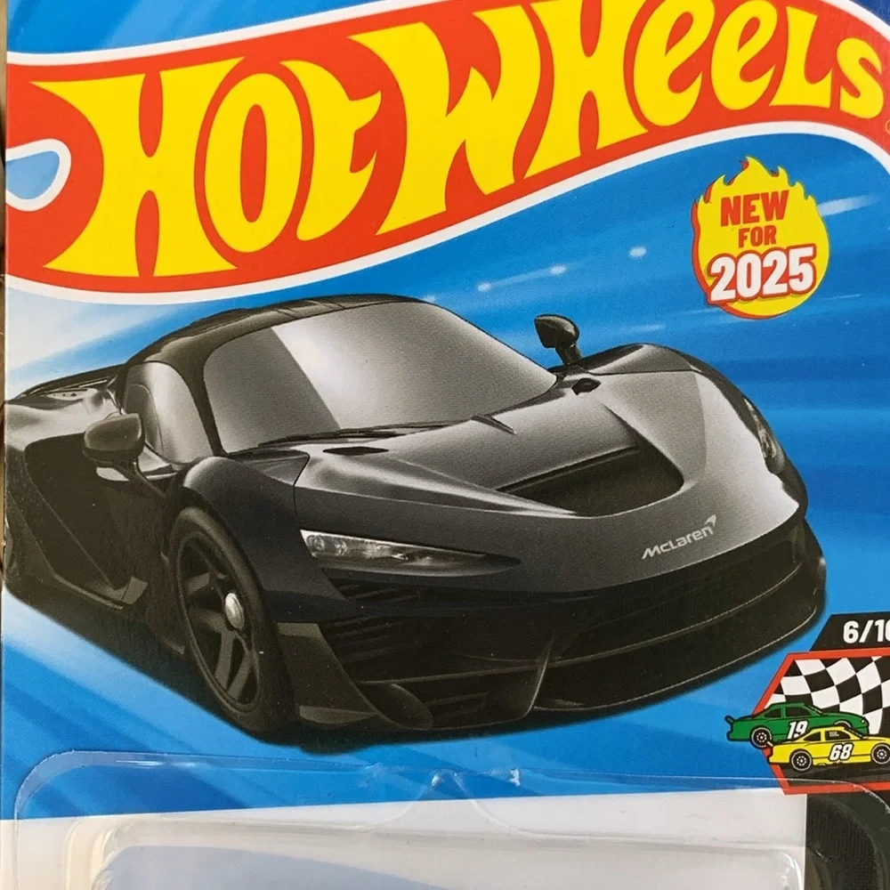 Hot Wheels Black McLaren W1 Toy Car Race Day Mattel HotWheels Racing New 2025